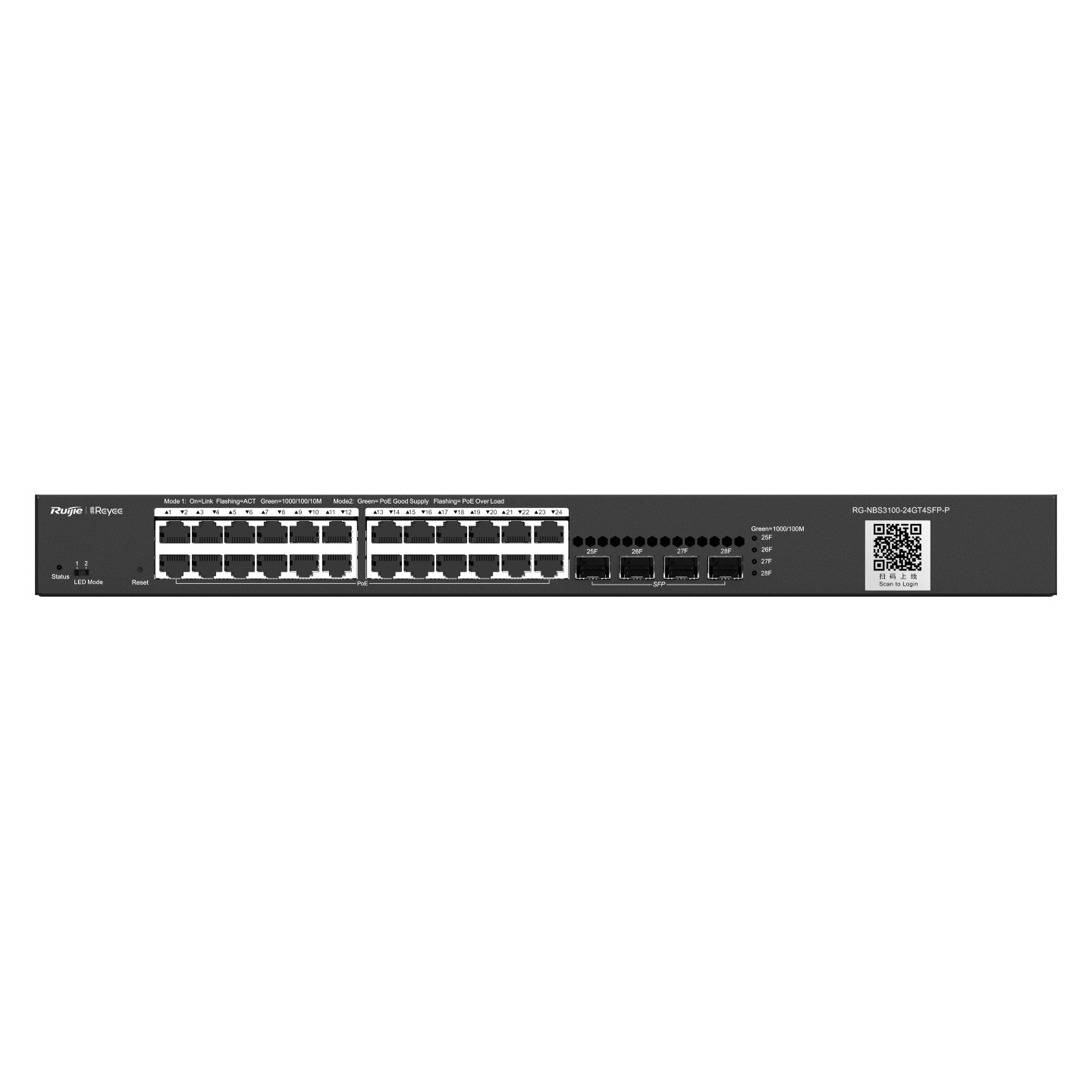 RG-NBS3100-24GT4SFP-P RG-NBS3100-24GT4SFP-P